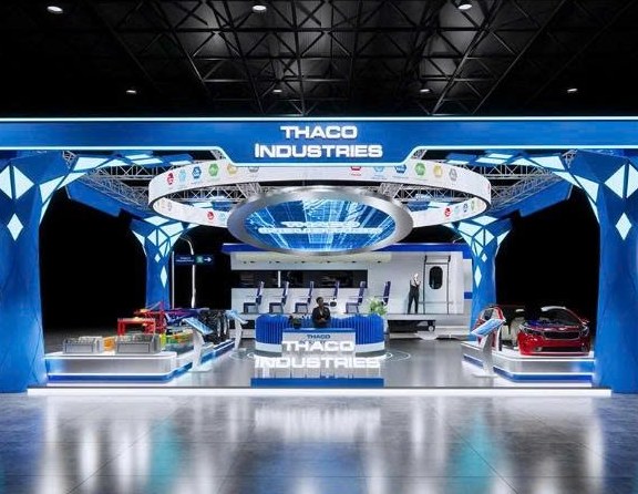 Phối cảnh 3D gian hàng triển lãm THACO Industries